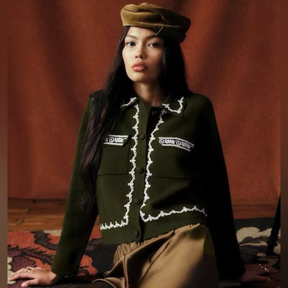 Sezane Sweaters - Sezane BETTY CARDIGAN - SÉZANE X BAZISZT $195 New without tag